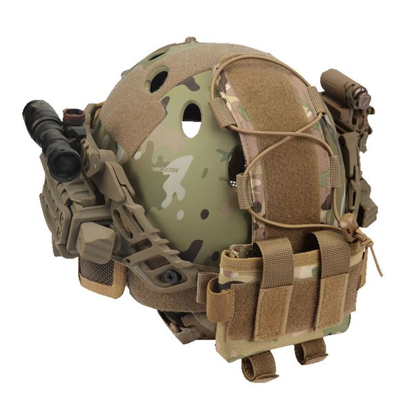 Bolsas al aire libre casco táctico bolsa de batería MK2 paquete de contrapeso para Airsoft caza deportes militares 230717