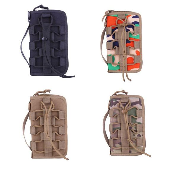 Sacs de plein air sac à main militaire tactique 6 pouces sac de téléphone Molle armée Camouflage portefeuille sac à main randonnée voyage
