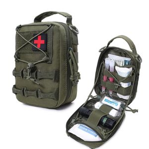 Sacs de plein air tactique Molle trousse de premiers soins EDC poche survie EMT outil d'urgence taille Pack militaire Camping chasse