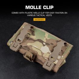 Outdoor Zakken Tactische Molle Pouch Militaire Clip Tas Telefoon Case EDC Tool Quick Release Ontwerp Camping Jacht Accessoires 230630