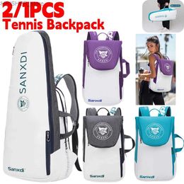 Sacs extérieurs Tennis Sac à dos Sac de badminton Sac de grande capacité Tennis Padel Squash Badminton Racket Backpack Outdoor Racquet Bagsl231222