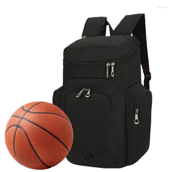 Sacs de plein air voyage 30L grand sac à dos de basket-ball avec poche inférieure étanche gain de place pour les vêtements de volley-ball