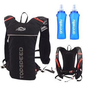 Sacs de plein air Sac à dos de course ultra léger Cyclisme Trail Hydratation Vest Pack Marathon Running Bike Sac à dos Sac Sport 500 ml Soft Flask 230727