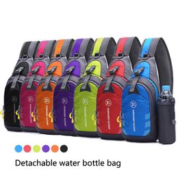 Outdoor Tassen Unisex Mannen Sport Waterdichte Tas Wandelen Enkele Schouder Rugzak Rijden Fietsen Borst Pak Fitness Crossbody 230713