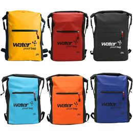 Outdoortassen Unisex Waterdichte opbergtas Gewatteerde schouderriem 25L Rugzak Slijtvastheid voor Kamperen Varen Surfen Strand 231204