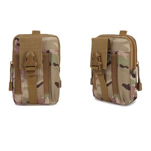 Buitenzakken Taille Pack Tactical Pouches Militaire Fanny Shoulder Backpack Sportcamping Running Belt Phone Case 230210