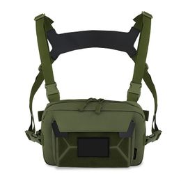 Outdoor Tassen Waterdichte 600D Tactische Borsttas Heren Molle Nylon Klimmen Camping Tassen Outdoor Militaire Sport Reisvest Rugzak XA919D 230728