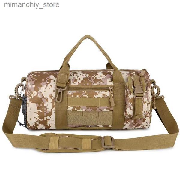 Outdoor Bags Imperméable à l'eau hommes en plein air militaire sacs tactiques Camouflage formation Fitness sacs de Sport Sport voyage sac à bandoulière sac à main femmes sac Q231130