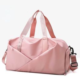 Bolsas al aire libre Deportes para mujeres Bolsa de ejercicios Bolsa de viaje Seca y mojada Bolso Multifuncional Natación Hombro Mensajero Fin de semana Bolsa de entrenamiento físico 230329