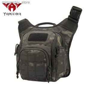 Outdoor Tassen YAKEDA sport militaire fan tactische heuptasje mannen en vrouwen schoudertas outdoor bergbeklimmen fietsen borst hangende tas Q231130