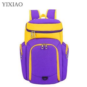 Buitenzakken Yixiao Outdoor 35L Basketball voetbal Backpack School Tassen voor tiener jongens voetbal training fitness tassen sport gym pack T230129