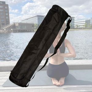 Sacs de plein air sac de tapis de Yoga exercice fermeture éclair complète salle de sport pliable Pilates stockage tissu Oxford pochette de Fitness support résistant à l'usure