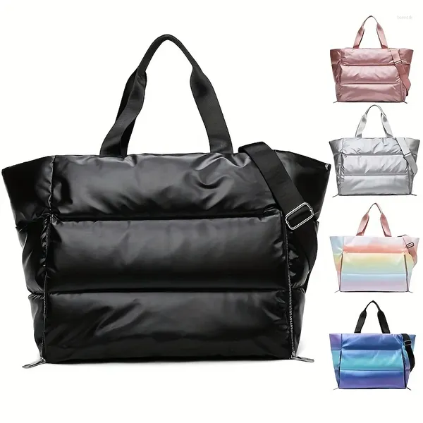 Bolsas al aire libre Mat de yoga Bolsa Damas Gimnasio Húmedo seco Dry Dry Tote Fitness Sports Gran capacidad Crossbody