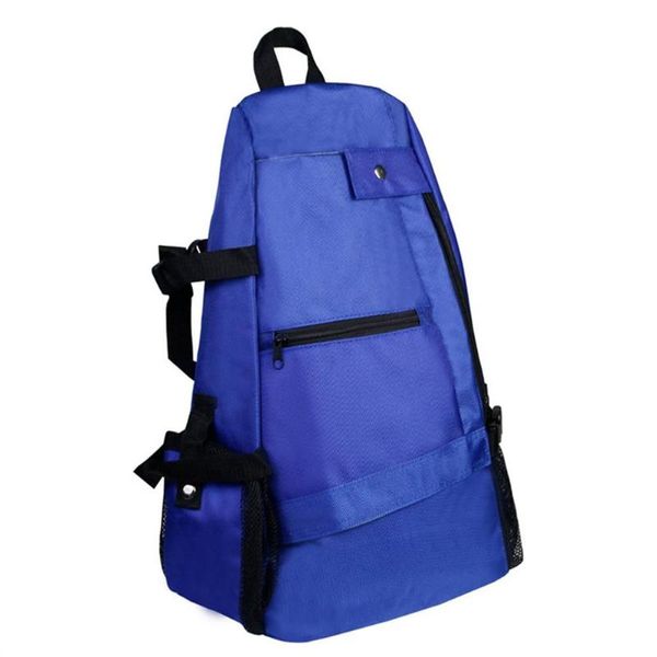 Sacs de plein air Yoga sac à dos multi-usages tapis sac à bandoulière bandoulière transporter avec poches pliable rouleau Pack épaule Ch