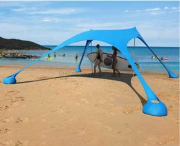 Toldo de playa al aire libre Refugios Mochila portátil Toldos carpas Senderismo portátil camping pesca Sol techos techos familia Viajar Picnic sombrilla carpa