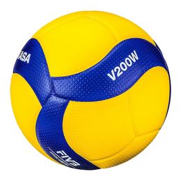 Outdoor Beach Practice V200 Volleybal Indoor Field Number Five Training Competition Explosionproof PVC 240430