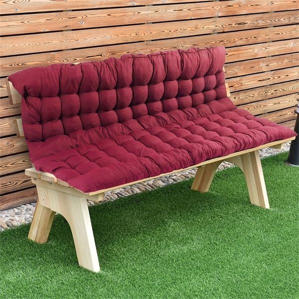 Coussins de banc en plein air pour fauteuil inclinable à bascule chaise en rotin pliant épais siège de jardin tapis pad chaise intérieur maison balançoire coussin 201009