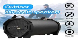 En plein air Bluetooth sans fil Portable Sports Subwoofer Haut-parleur Stéréo Soundbar Desktop TFCard Lecteur MP3 caixa de som9276002