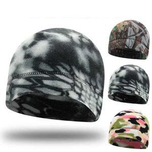 Extérieur camo polaire masque chapeau vélo Vélo cyclisme chaud bonnet cagoule ski Snowboard visage masques de protection tactique amy chapeaux