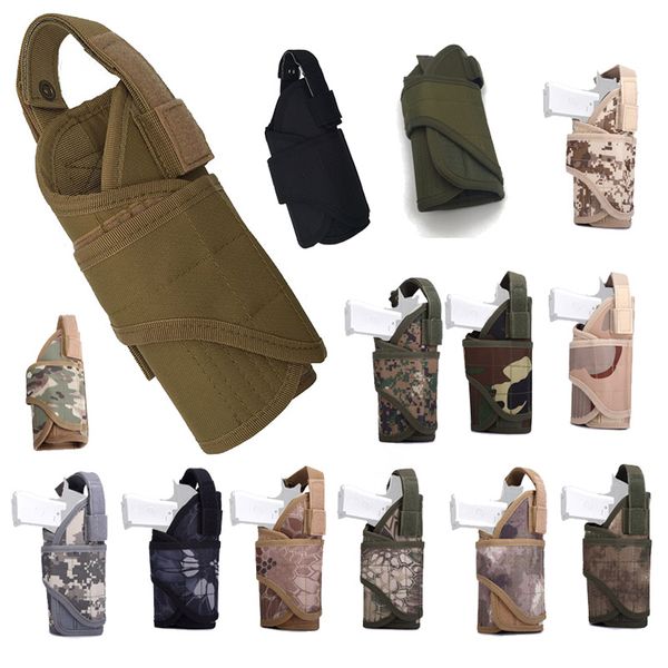 Étui de jambe tactique de Camouflage en plein air, sac de Camouflage de Combat d'assaut de sport, Pack Molle en tissu Nylon à dégagement rapide NO17-205