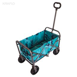 Carrito de playa microplegable multiusos de camuflaje para exteriores, carrito plegable portátil para acampar