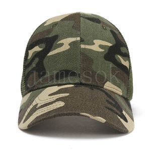 Casquette de camionneur de Camouflage en plein air, teinture par soleil, chapeau de chasse d'été, casquette de Baseball à visière, chapeaux de sport en maille df065