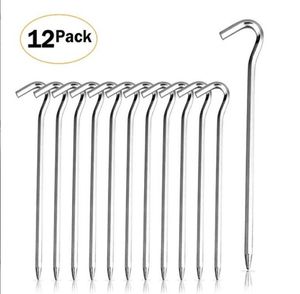 Outdoor Gadgets Wandelen Camp Shelter Vaste Nagels Gereedschap Wandelen Titanium Spike Camping Tent Peg Peg Opblaasbare Slaapzakken Stake Nail Hike Lange Gear Tool