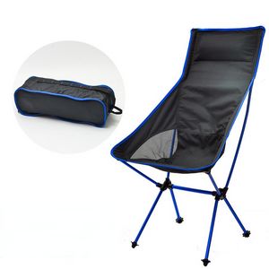 Outdoor campingstoelen Opvouwbare maanstoel Draagbare verlengde wandelstoel Strandvisstoel Ultralicht tuinpicknickmeubilair