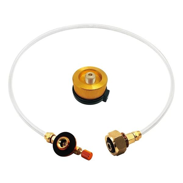 Camping Gas de camping Propane Recharge Adaptateur Tanque d'adaptateur Adaptateur Adaptateur de charge de gaz Accessoires