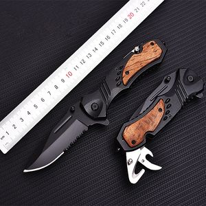 Outdoor camping mes multitool roestvrijstalen overlevingspocket vouwmessen draagbare EDC -snijder