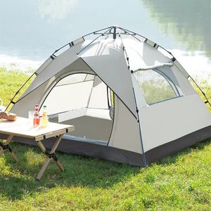 Tente de camping en plein air 34 personne portable entièrement automatique d'ombrage de soleil Protection rapide ouverture 240416