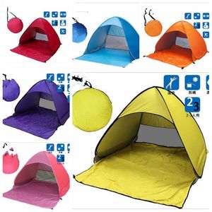 Outdoor camping tent wandelen snel automatische opening tenten picknick klimmen tent automatische draagbare pop-up strand outdoor zomer tent TL86