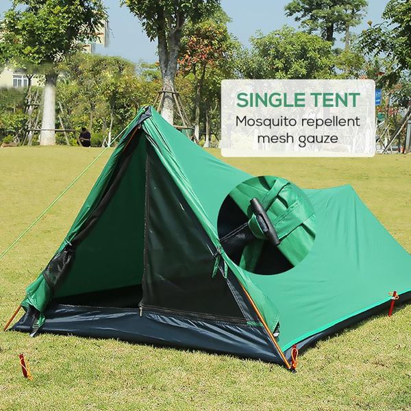 Tienda de campaña al aire libre, refugio ultraligero para dormir, red repelente de insectos y mosquitos, fácil instalación para Camping, senderismo, Picnic