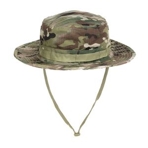 Camouflage emmer hoed sunhat hoeden opvouwbare ronde rand buiten caps bergbeklimmen jagen en vissen zonnescherm ademend reizen camping wandelen hoofddeksels dop