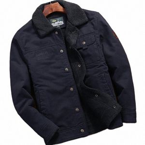 Chaqueta de invierno informal al aire libre para hombre, abrigo grueso y cálido para hombre, Parka de cordero informal para hombre, chaqueta de moda para hombre, ropa Veet del ejército para hombre 04DC #