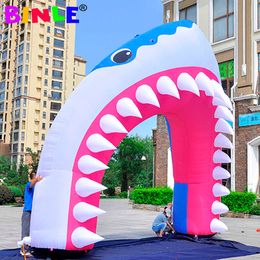 Arco de tiburón inflable barato al aire libre/Arco de entrada inflable para la fiesta de los eventos