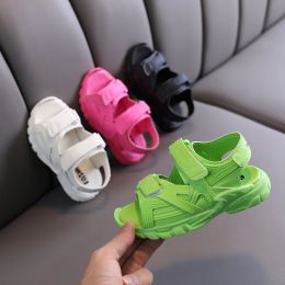 Sandales d'extérieur pour enfants, nouveau Style d'été 2020, chaussures pour grands garçons et filles, chaussures décontractées à fond souple pour bébés, sandales de plage pour enfants en bas âge