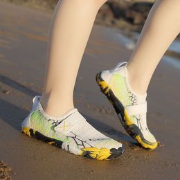 Niños al aire libre Secado rápido Avencible Ligeros y Soft Five Finger Zapatos para natación de capacitación de pesca en playa Deportes y rastreo de ríos Shoes Barefoot Caminata