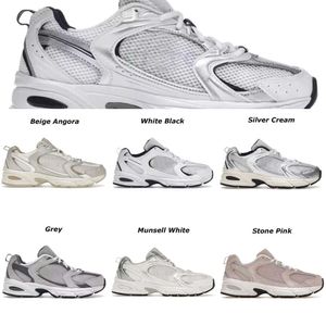 Outdoor Classic 530 Sneakers Designer Shoes White Sier Beige Angora Ivory Black Cream Gray Munsell Stone Pink Heren M530 Casual Dames MR530 Sports Trainers