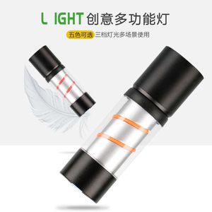 Lampe de poche colorée extérieure en alliage d'aluminium, Mini LED, éclairage multifonctionnel Portable, chargeur USB, lumière d'ambiance 937290