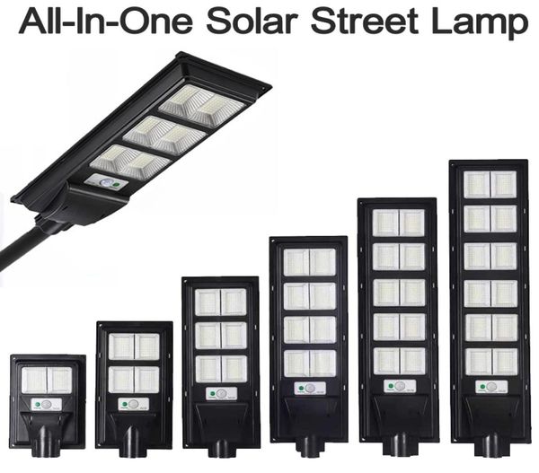 Comercial al aire libre 400W 500W 600W LED farola solar IP67 DusktoDawn Roads lámpara poste usastar3303977