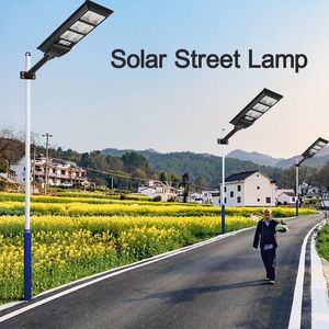 Buiten commerciële LED Solar Street Light 600W 500W 400W 300W 200W 100W Parkeerplaats Roadlamp Usalight