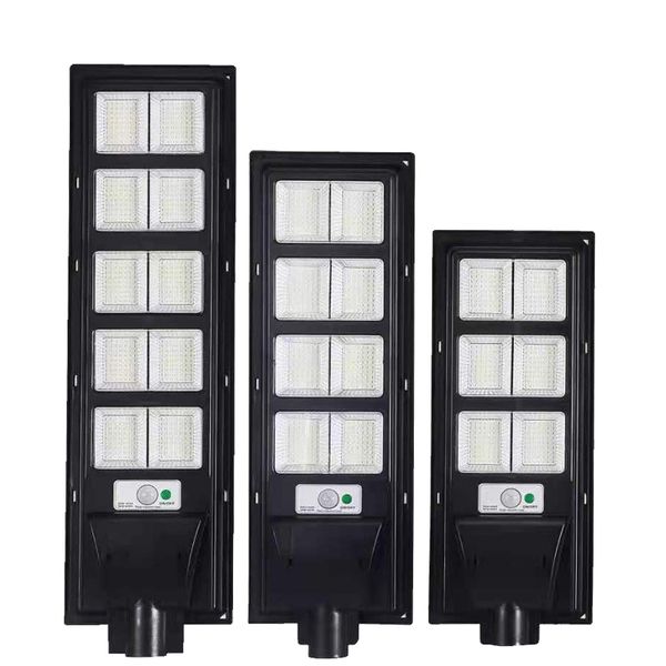 Réverbère solaire LED commercial extérieur 600W 500W 400W 300W 200W 100W Lampe de route de parking crestech