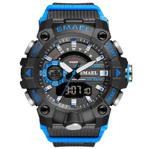 Buiten Cross-Country Sports Luminous waterdichte elektronische horloge mode multifunctionele trend student horloges malel1