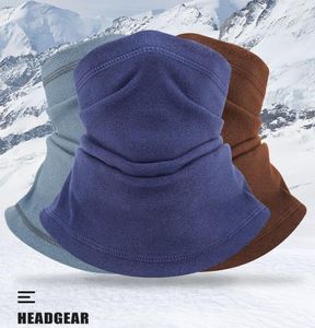 Casquettes de cyclisme en plein air masques hiver polaire cache-cou guêtre Bandana thermique Ski randonnée Snowboard couverture sport course épais Tube écharpe hommes femmes