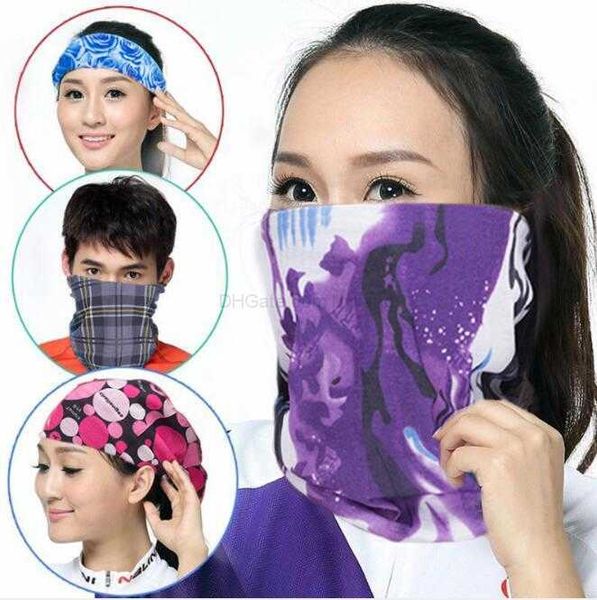 Anti UV Sport Courir Vélo Cou Écharpe Coupe-Vent Solaire Élastique Bandana En Gros Buff Chapeaux Moto Vélo Vélo Masque Visage