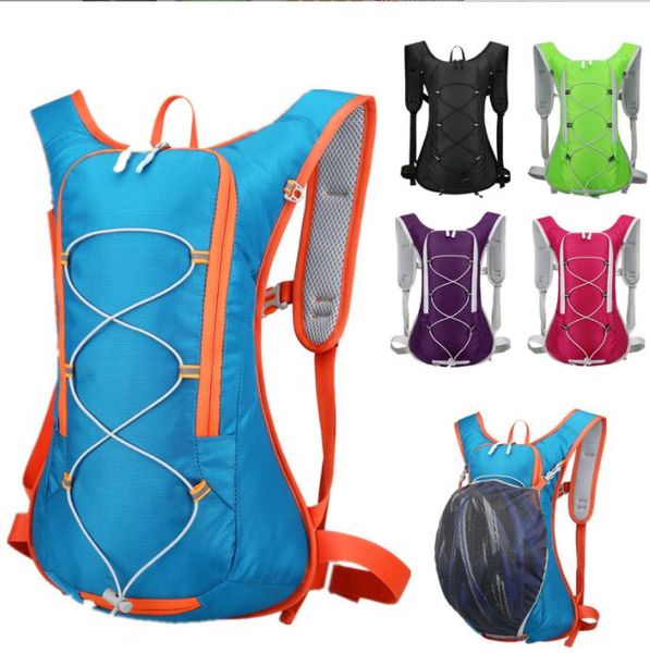 Ciclismo al aire libre Correr Paquetes de hidratación Senderismo Hidratación Mochila para agua Vejiga Viajar Camping Maratón Carrera Deporte beber bolsas mochilas mochila