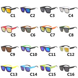 Lunettes de soleil de couleur éblouissante pour hommes et femmes, de marque, carrées, à grande monture, de sport, Uv400