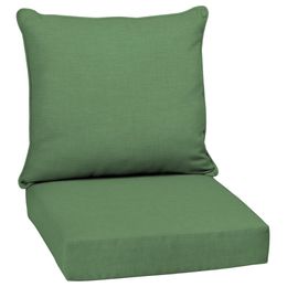 Outdoor Deep Seating Cushion Set 24 x 24, Moss Green Leala