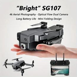 Outdoor drone met dubbele HD-camera voor luchtfotografie, constante hoogte zweven, optische stroompositie, 360 graden rondom vliegen, trajectvliegen, opvouwbaar ontwerp